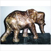 Elefant "Olga", Bronze